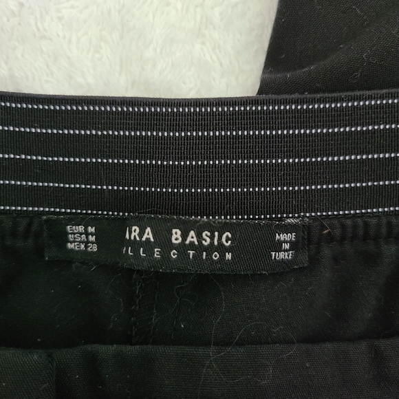 ZARA Basic Black Pants Size Medium - Picture 5 of 9
